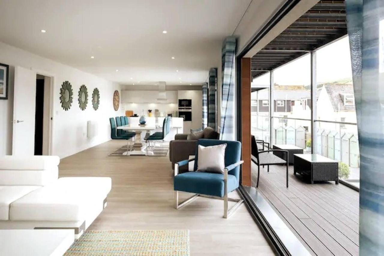 4Br-8Guests-Balcony-Beachview-Pool-Pets Woolacombe Extérieur photo